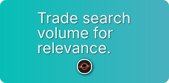 Specificity often signals higher intent.