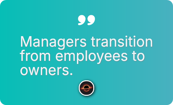 Management buys the operations they manage.