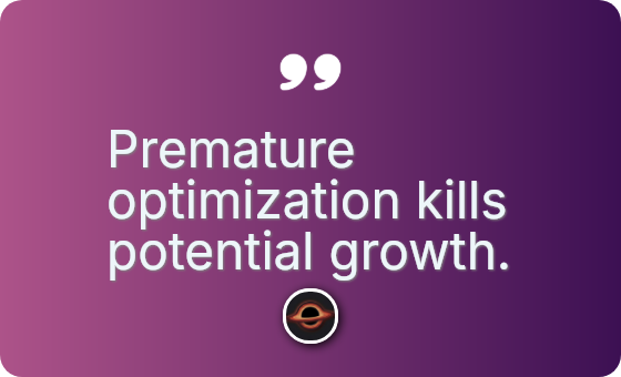 Monoliths prioritize speed over complexity.