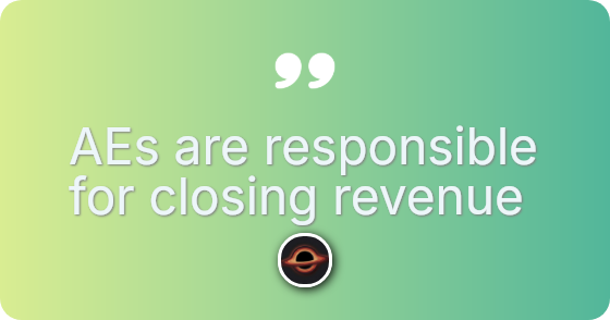 SDRs find leads, AEs close them