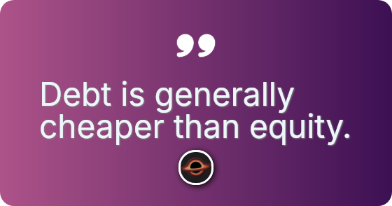 Equity is not free money.