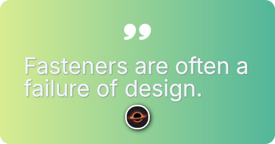 Gravity is free for assembly.