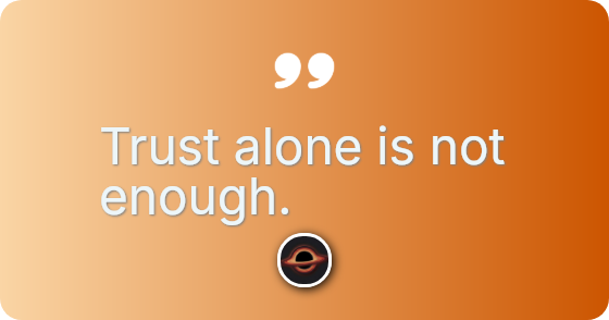 Escrow acts as a safety valve.