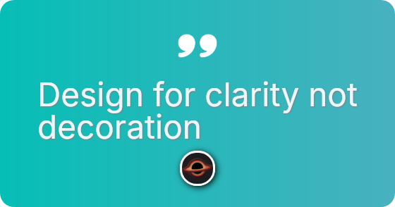 Remove distractions to focus on content