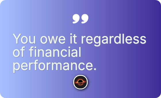 It is the cost of doing business.