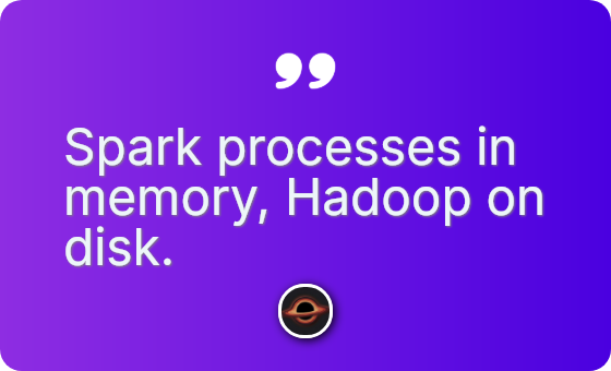 Hadoop represents a shift in handling volume.
