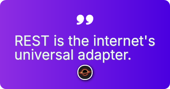 REST is the internet&rsquo;s universal adapter.