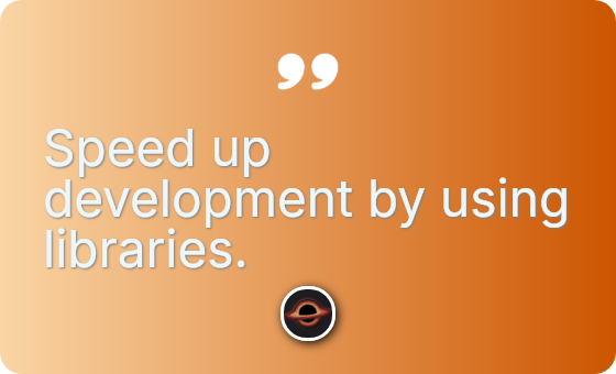 Focus on your specific application logic.