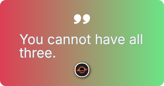 Partition Tolerance is not optional.
