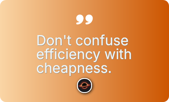 Preserve function while lowering the cost.